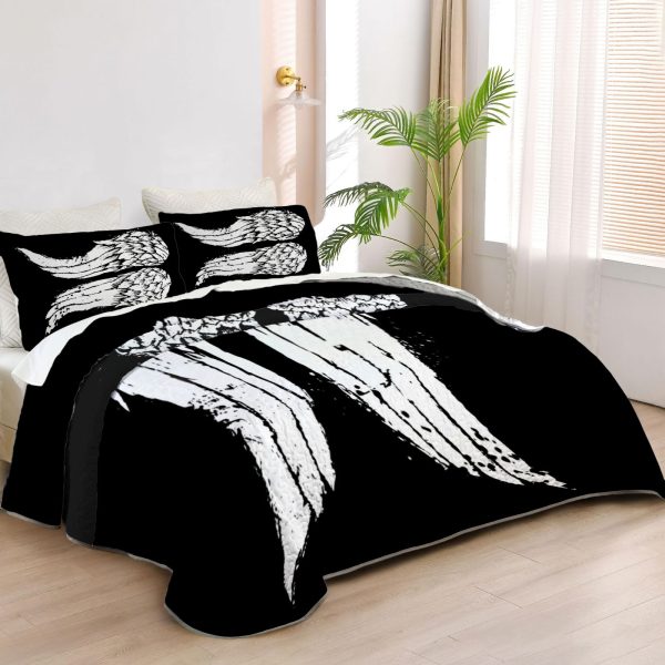 ZapMerch Survival Saga Quilt Bedspreads Tv Series Bed Set Bedding Coverlet Fabric Washable SC00468-007
